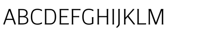 Foreday Sans Light Font UPPERCASE