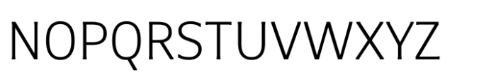 Foreday Sans Light Font UPPERCASE