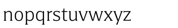 Foreday Semi Sans Light Font LOWERCASE