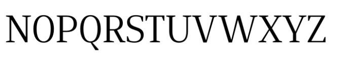 Foreday Serif Book Font UPPERCASE