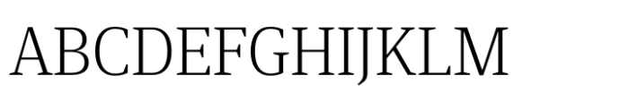 Foreday Serif Light Font UPPERCASE