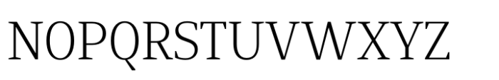 Foreday Serif Light Font UPPERCASE