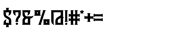 Foregone Regular Font OTHER CHARS