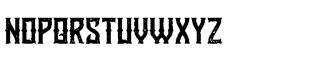 Foregone Rough 2 Font UPPERCASE