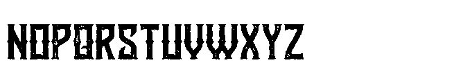 Foregone Rough 2 Font LOWERCASE