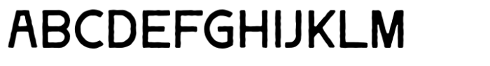 Foreigner Expanded Rough Font UPPERCASE