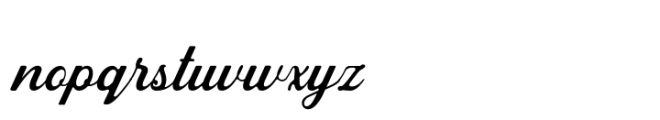 Foreigner Rounded Font LOWERCASE