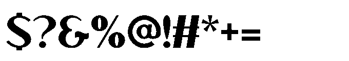 Forelock St Bold Font OTHER CHARS