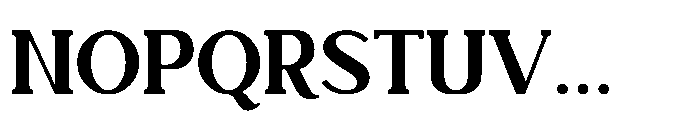 Forelock St Bold Font UPPERCASE