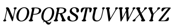 Forena Italic Font UPPERCASE