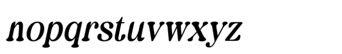 Forena Italic Font LOWERCASE