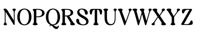 Forena Regular Font UPPERCASE