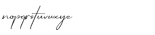 Forest Honey Font LOWERCASE