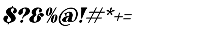 Forest Realm Italic Font OTHER CHARS