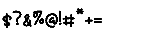 Foresto Rayfith Regular Font OTHER CHARS