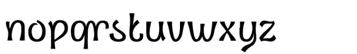 Forestory Regular Font LOWERCASE