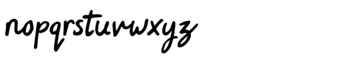 Forever Awesome Script Alt Font LOWERCASE