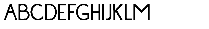 Forgate Font UPPERCASE