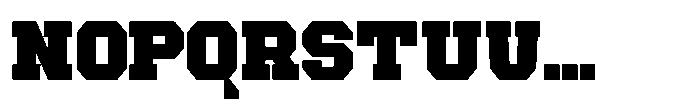 Forge Block Black Font UPPERCASE