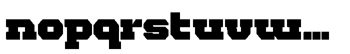 Forge Block Black Font LOWERCASE