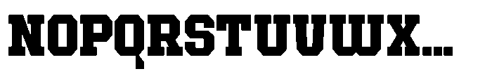 Forge Block Bold Font UPPERCASE