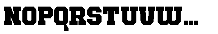 Forge Block Extrabold Font UPPERCASE