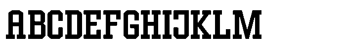Forge Block Light Font UPPERCASE