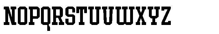 Forge Block Light Font UPPERCASE