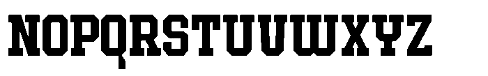Forge Block Medium Font UPPERCASE