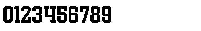Forge Block Regular Font OTHER CHARS