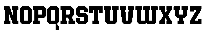 Forge Block Semibold Font UPPERCASE