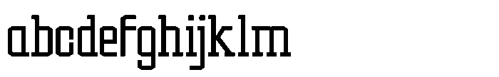 Forge Block Thin FONT