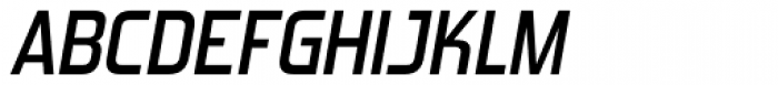 Forgotten Futurist SemiBold Italic Font UPPERCASE