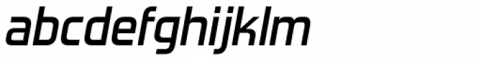 Forgotten Futurist SemiBold Italic Font LOWERCASE