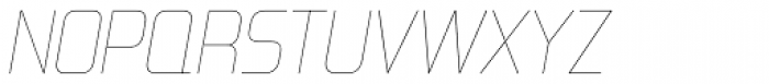Forgotten Futurist UltraLight Italic Font UPPERCASE