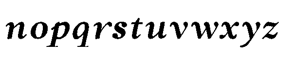 Forint Black Italic Font LOWERCASE