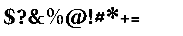 Forint Black Font OTHER CHARS
