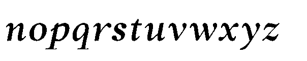 Forint Bold Italic Font LOWERCASE