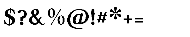 Forint Extra Bold Font OTHER CHARS