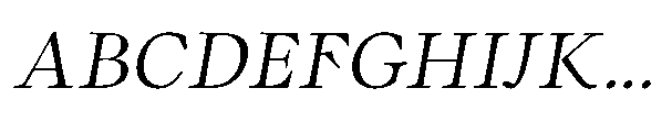 Forint Italic Font UPPERCASE