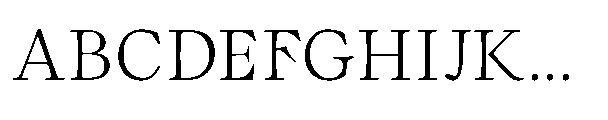 Forint Light Font UPPERCASE