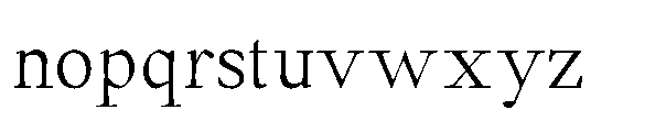 Forint Light Font LOWERCASE
