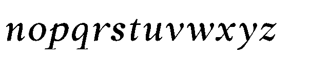 Forint Semibold Italic Font LOWERCASE