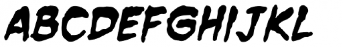 Forked Tongue Bold Italic Font UPPERCASE