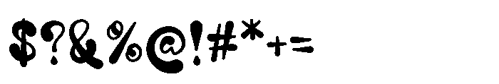 Forks Font OTHER CHARS