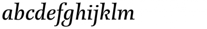 Forlane EF Medium Italic Font LOWERCASE