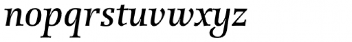 Forlane EF Medium Italic Font LOWERCASE