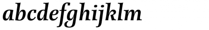 Forlane EF SemiBold Italic Font LOWERCASE