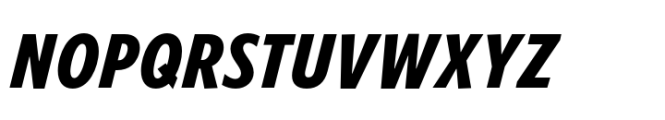 Forley Cm Extrabold Italic Font UPPERCASE