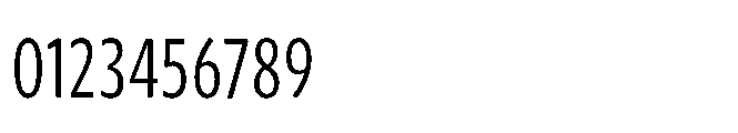 Forley Compressed Light Font OTHER CHARS